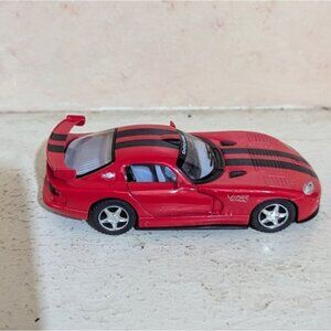 Kinsmart 5 Inch Dodge Viper GTS-R Red Hardtop Diecast Car 1:36 Pull Back Action
